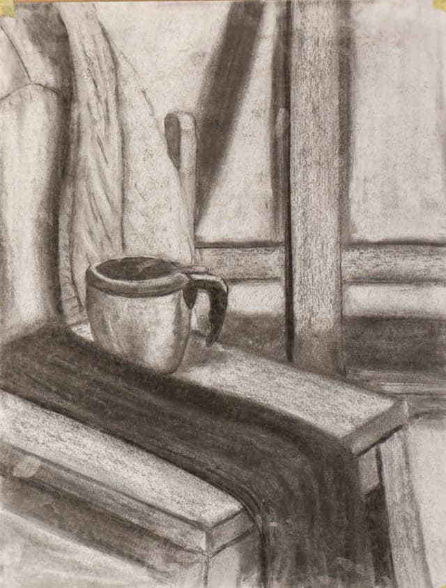 painting Coffee in class 2021