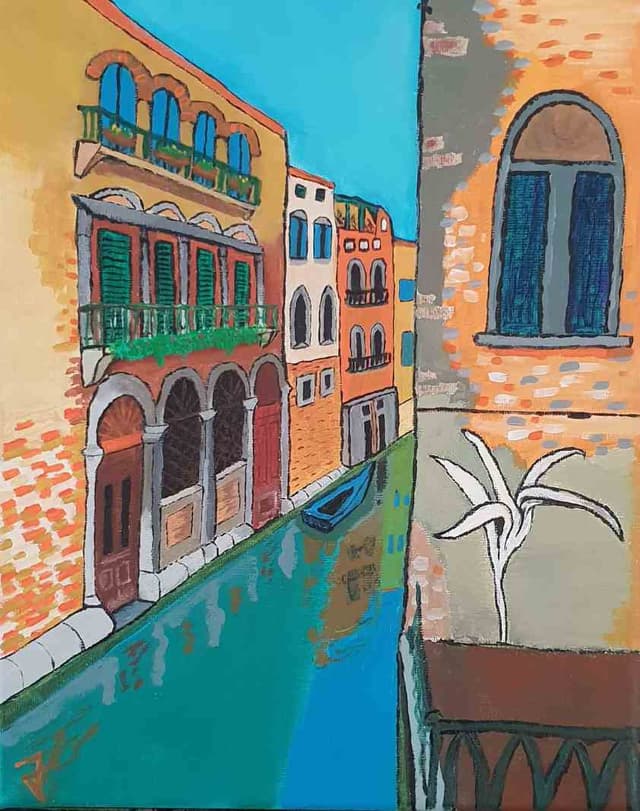 painting Graffiti in Venice 2018