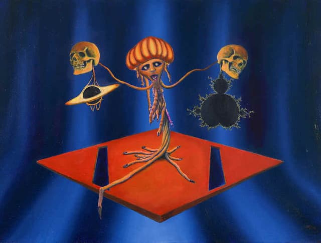 painting The Superposition of Existential Entanglement 2023